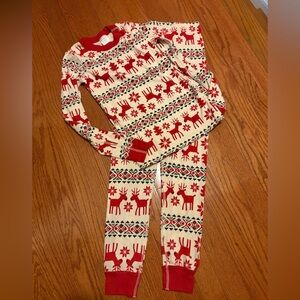 Hanna Andersson Red and White Pajama Top